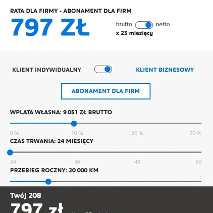 Peugeot 208 cena 89999 przebieg: 10, rok produkcji 2024 z Nowy Sącz małe 37